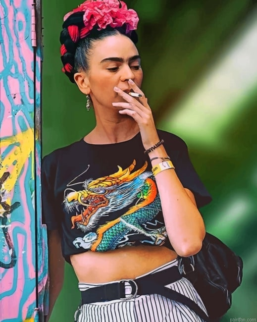 Modern Frida Kahlo New Paint By Numbers.png