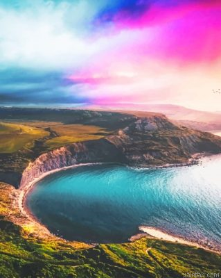 Moher Cliffs Seascape Paint By Number.png