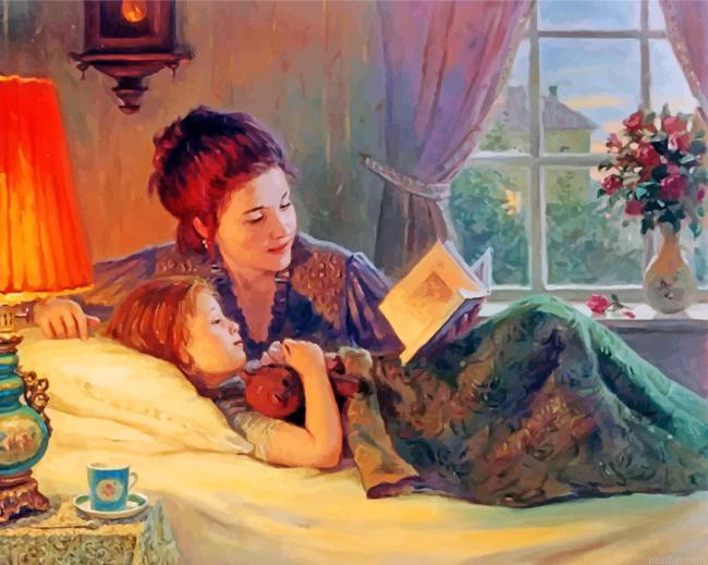 Mom And Daughter Paint By Number.png