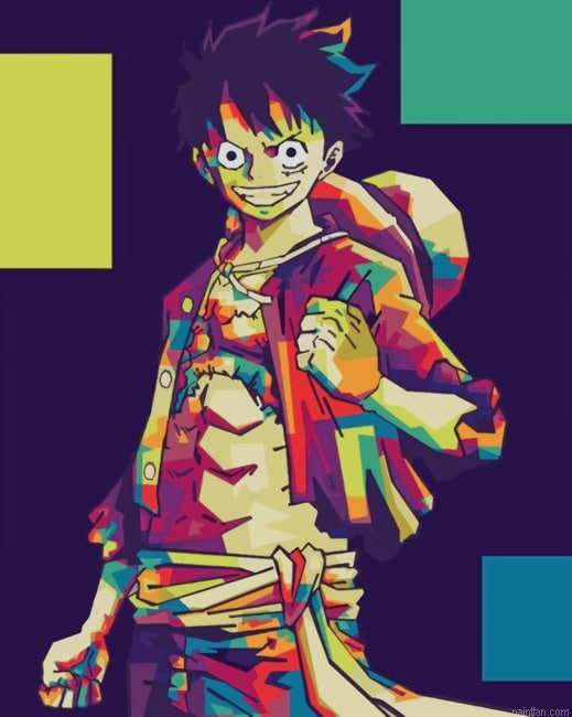Monkey D Luffy New Paint By Numbers.png