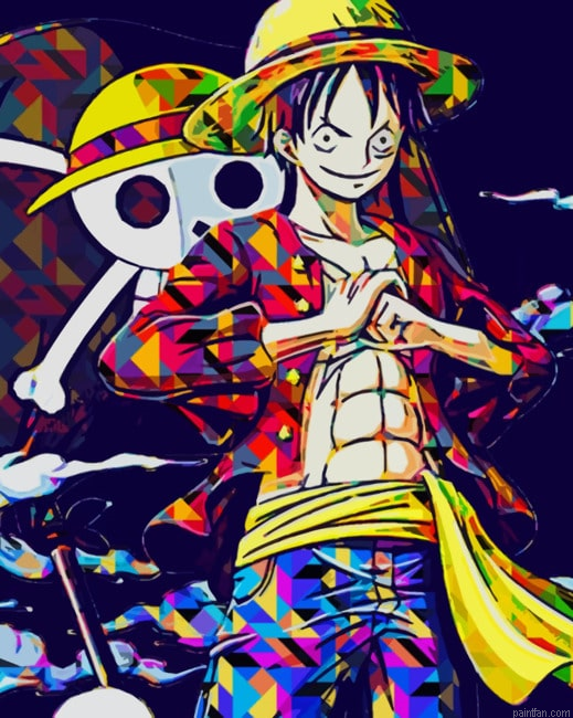Monkey D Luffy One Piece New Paint By Numbers.png