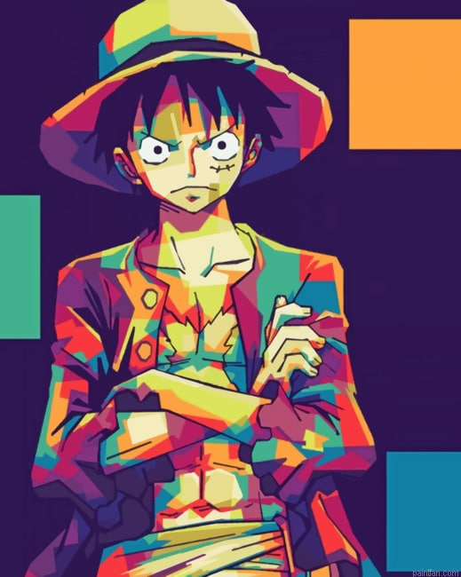 Monkey D Luffy Pop Art New Paint By Numbers.png
