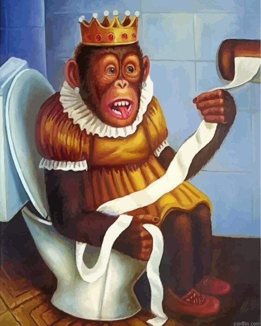 Monkey Queen In Wc Paint By Number.png