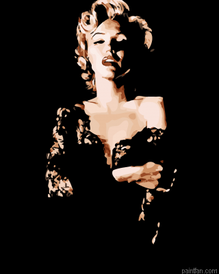 Monroe In Black Paint By Numbers.png