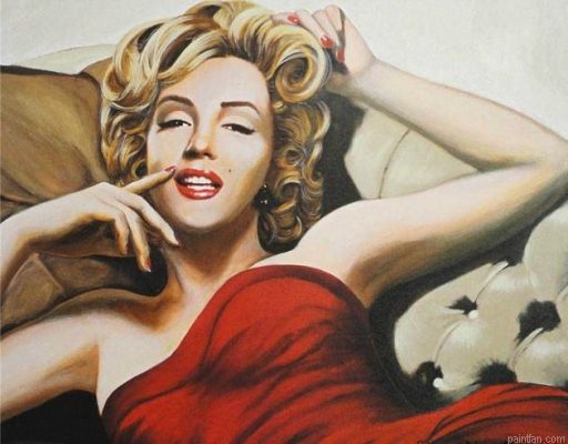 Monroe In Red Paint By Numbers.png