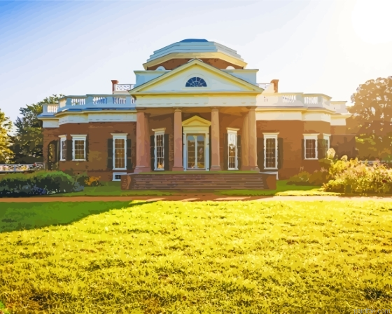 Monticello In Sunlight Paint By Numbers.png