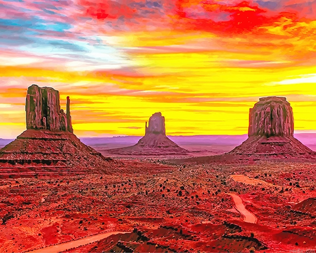 Monument Valley Arizona New Paint By Numbers.png