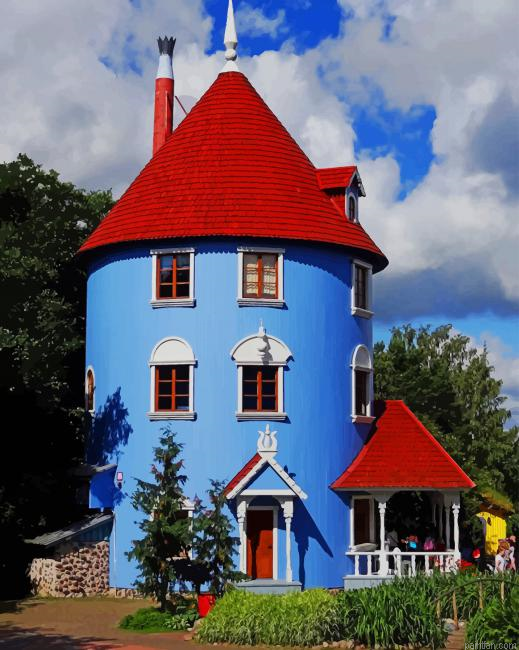 Moomin World Naantali Finland Paint By Number.png