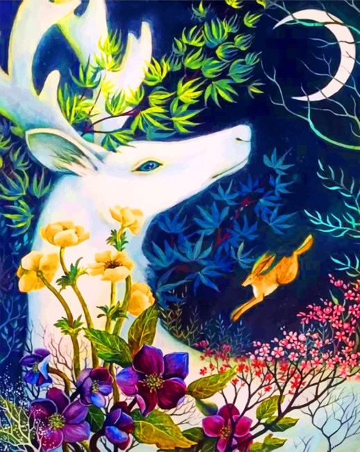 Moon Glow Animals Paint By Numbers.png