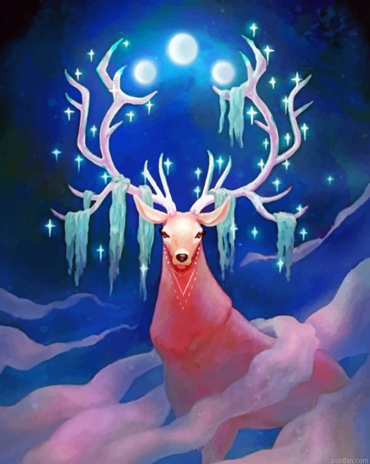 Moon Guardian Stag Paint By Number.png