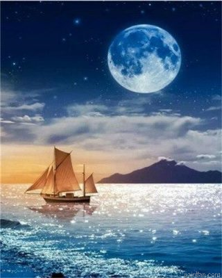 Moon And Sea Paint By Numbers.png