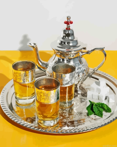 Moroccan Mint Tea Paint By Numbers.png