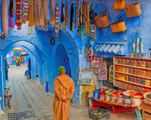 Moroccan Traditional Street Paint By Number.png