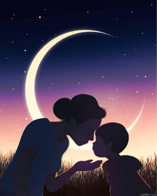 Mother And Son Love Paint By Number.png