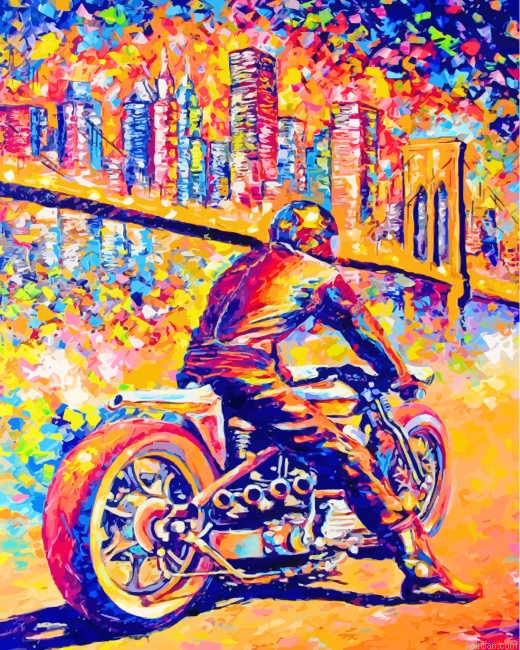 Motorcycle Driver Art Paint By Number.png