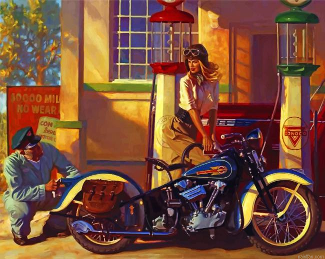 Motorcycle Gas Station Paint By Numbers.png