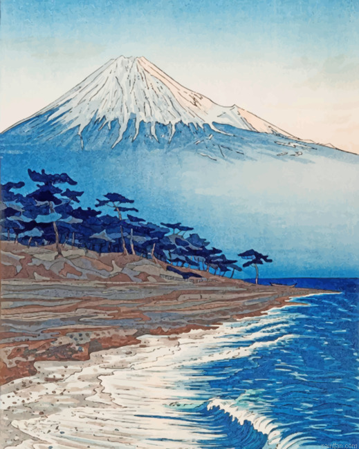 Mount Fuji Seascape Paint By Number.png