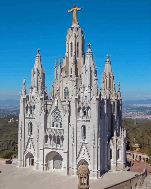 Mount Tibidabo Paint By Numbers.png