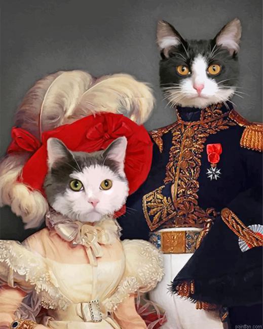 Mr And Mrs Meow Paint By Number.png