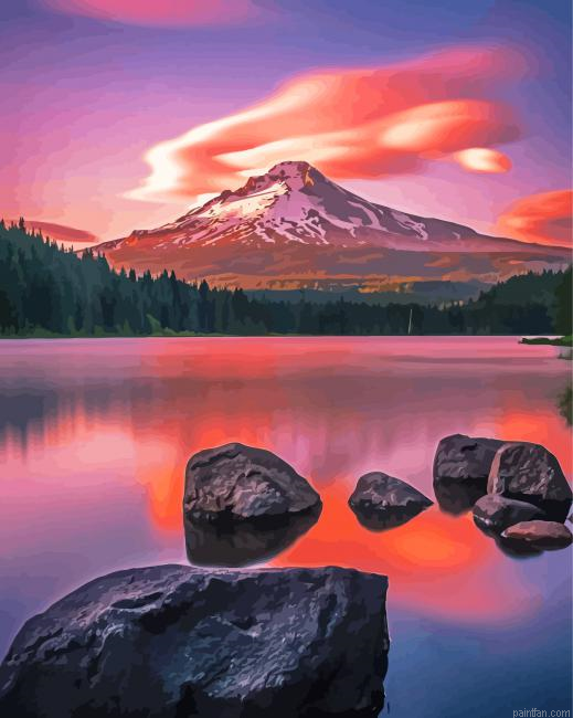 Mt Hood Lost Lake Paint By Numbers.png