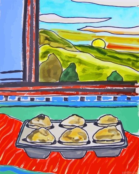 Muffins Still Life Paint By Numbers.png