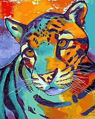 Multicolor Leopard Paint By Numbers.png