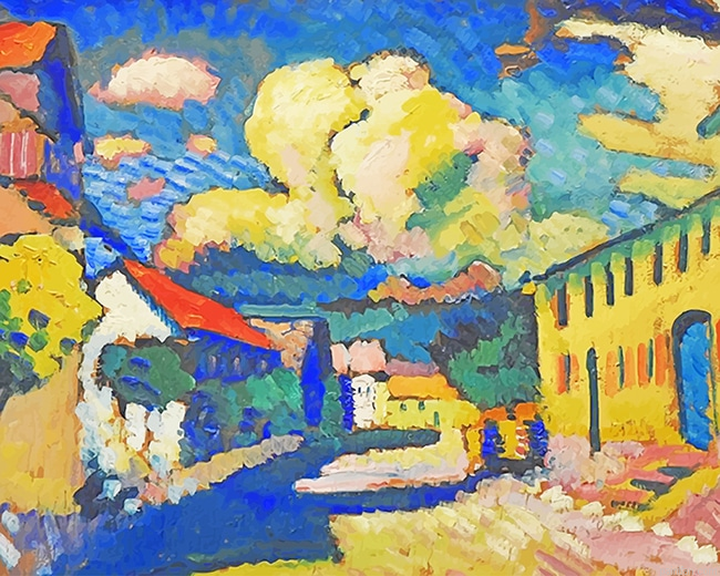 Murnau Dorfstrasse Wassily Kandinsky New Paint By Numbers.png