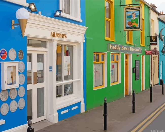 Murphys Ice Cream Store Dingle Town Paint By Number.png