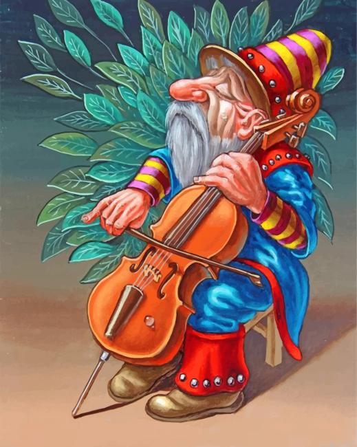 Musician Dwarf Paint By Number.png