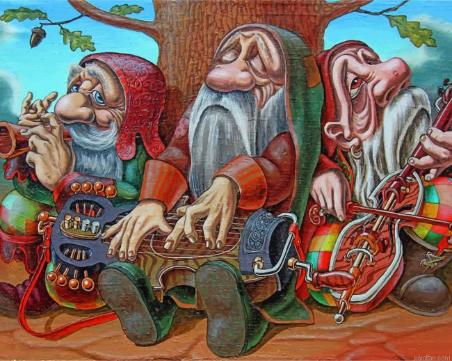 Musician Dwarfs Paint By Number.png