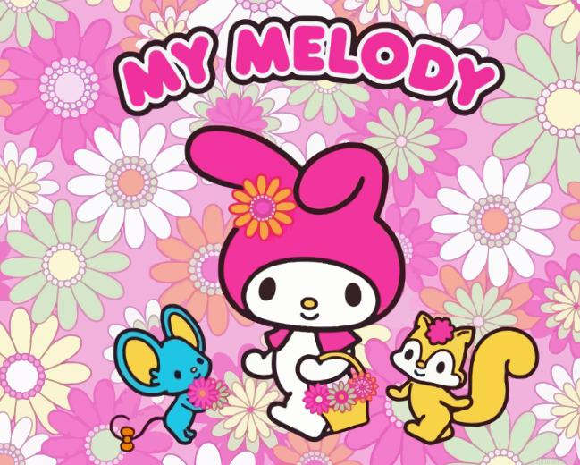 My Melody Paint By Numbers.png