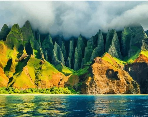 Napali Coast Paint By Numbers.png