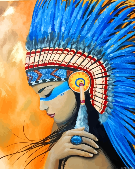 Native American Indian Paint By Number.png