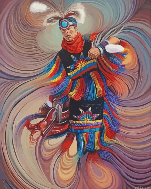 Native American Man Paint By Number.png