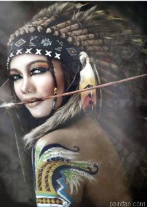 Native Women Paint By Numbers.png