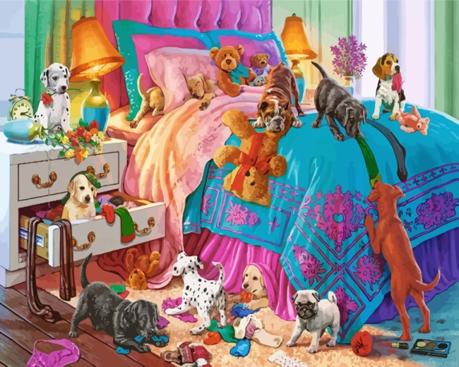 Naughty Puppies Paint By Number.png