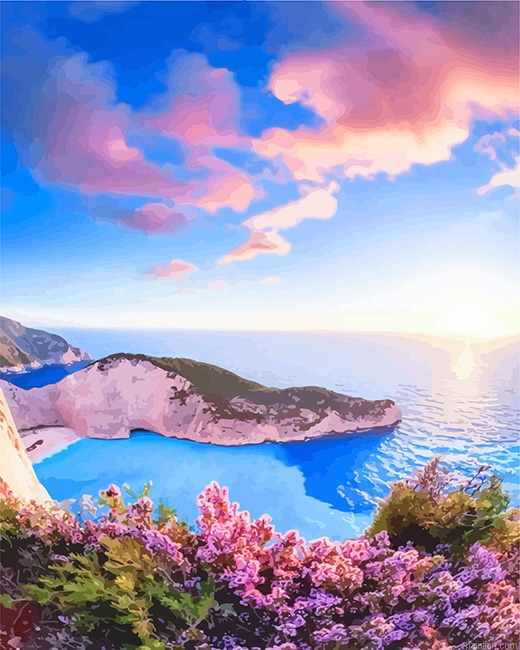 Navagio Beach New Paint By Numbers.png