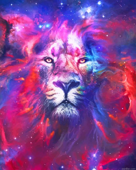 Nebula Lion New Paint By Numbers.png