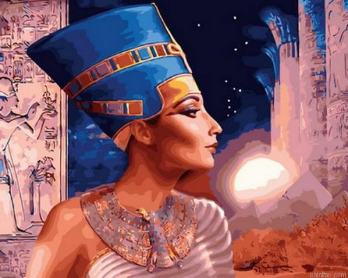 Nefertiti Paint By Numbers.png