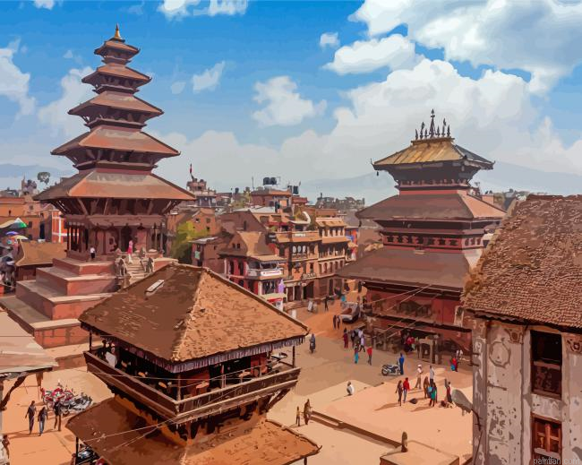Nepal Bhaktapur Paint By Numbers.png