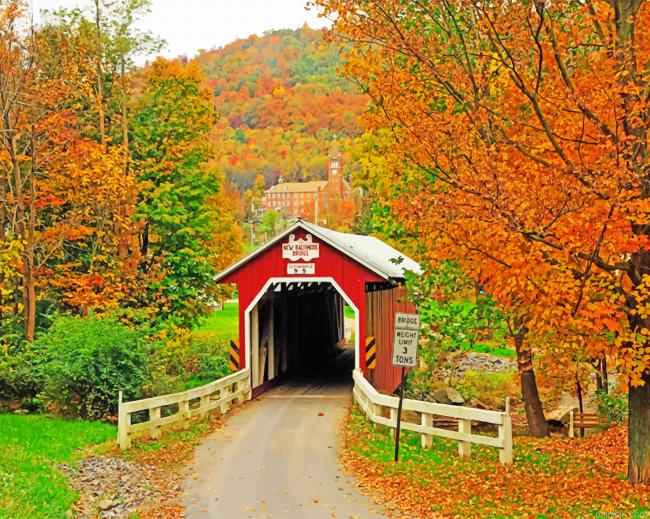 New Baltimore Covered Bridge Paint By Numbers.png