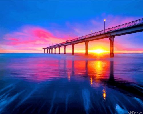New Brighton Pier New Zealand Paint By Number.png