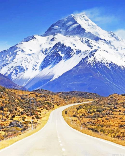 New Zealand Snow Mountain New Paint By Numbers.png