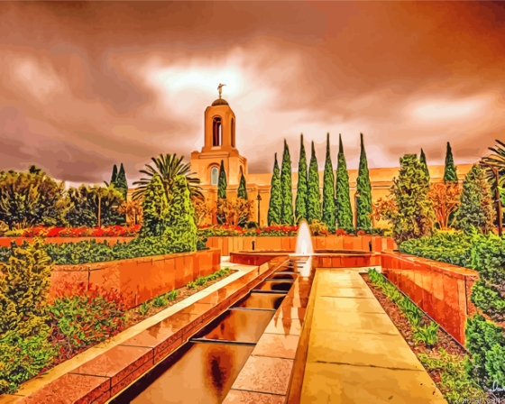 Newport Beach Temple Paint By Numbers.png