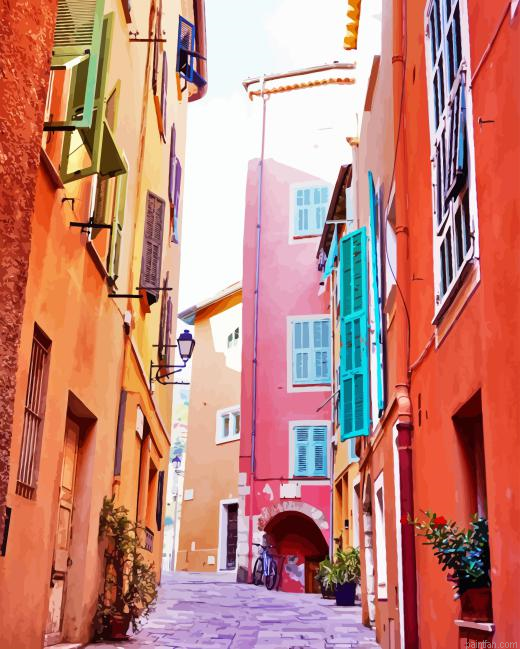 Nice France Streets Paint By Numbers.png