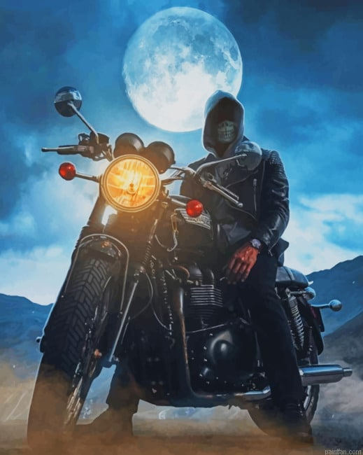 Night Biker New Paint By Numbers.png