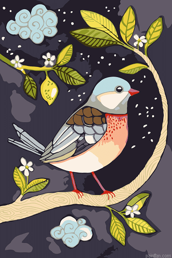 Nightingale Paint By Numbers.png