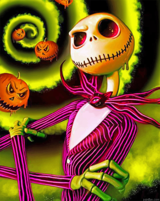 Nightmare Before Christmas Illustration Paint By Number.png