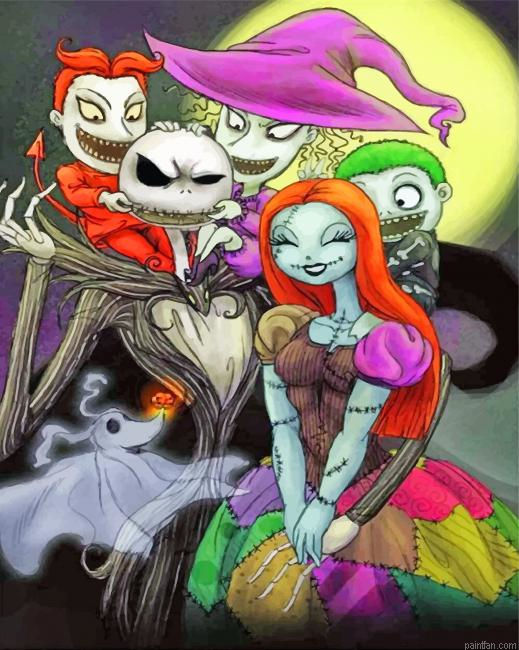 Nightmare Before Christmas Paint By Number.png