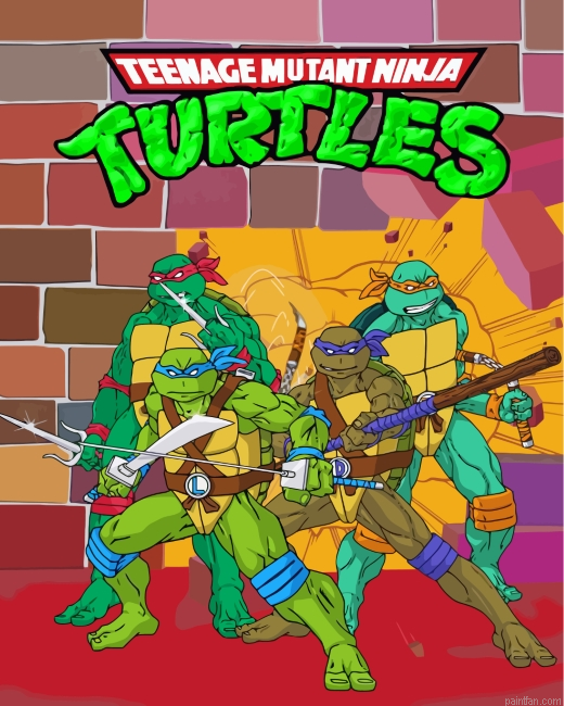 Ninja Turtles Superheroes Paint By Number.png